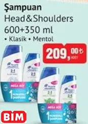 HEAD&SHOULDERS ŞAMPUAN HEAD&SHOULDERS ŞAMPUAN